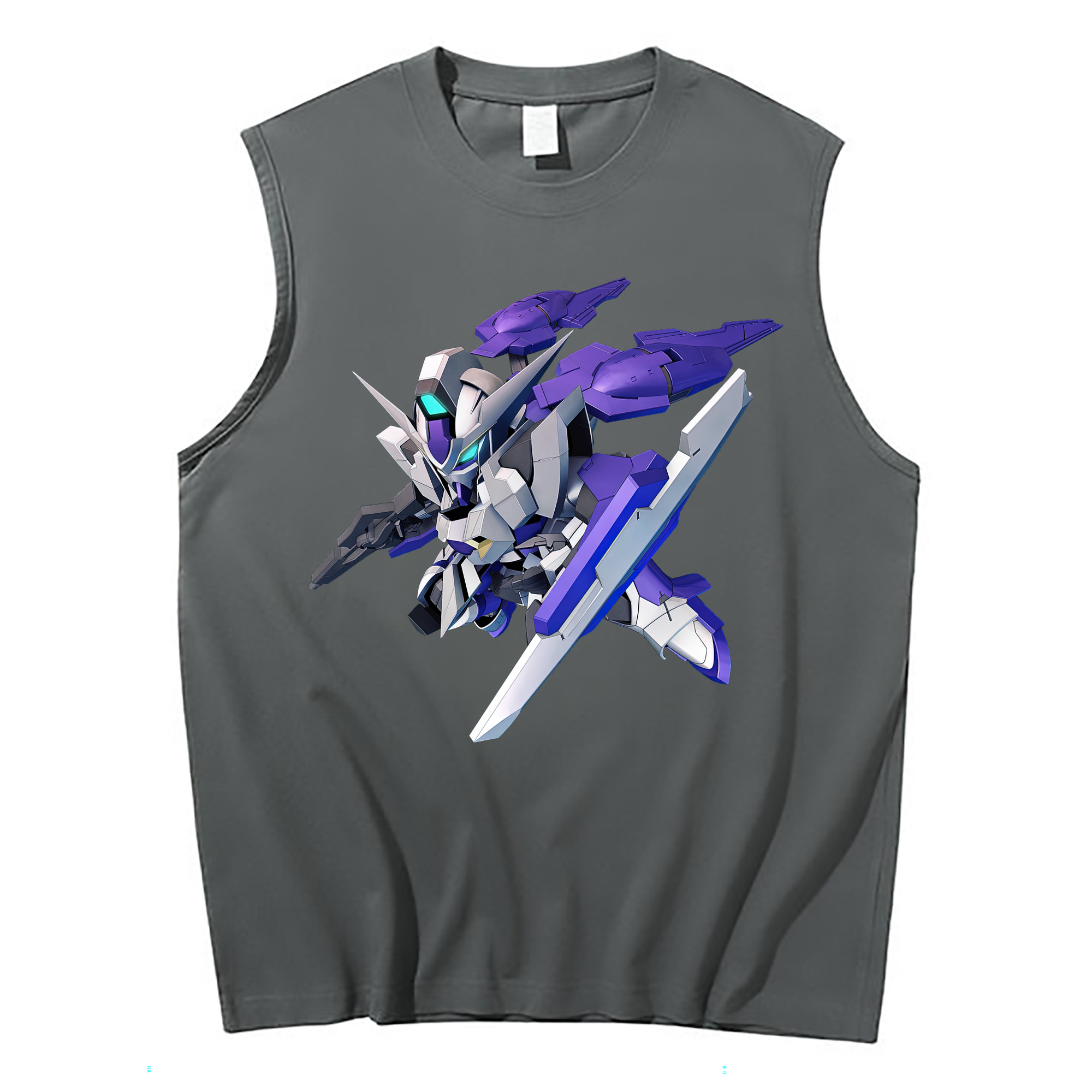 （画像用） 機動戦士ガンダム Mobile Suit Gundam コットン100％タンクトップ（フロントプリント）